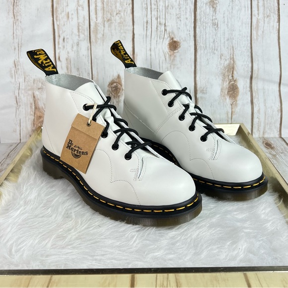 New Dr. Martens Church Smooth Leather Monkey Boots - Picture 7 of 12
